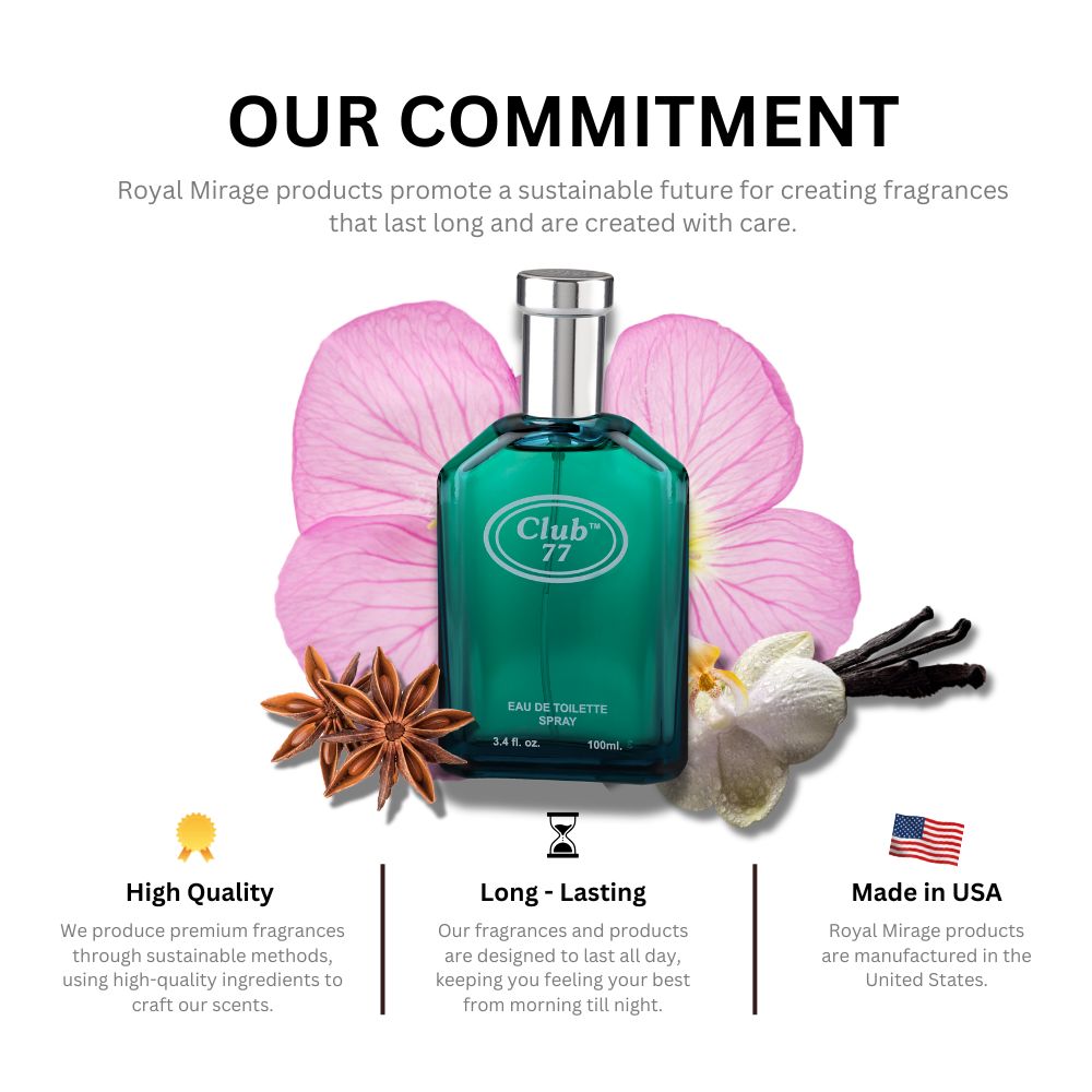 Royal Mirage Club 77 EDT - 100ml - Al Kabayel Discount CentreRoyal Mirage Club 77 EDT - 100mlPerfumesROYAL MIRAGEAl Kabayel Discount Centre