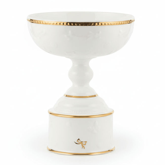 Royal Victoria Elegant White Ceramic Footed Fruit Bowl Decorative Serving Bowl 23×18cm - Al Kabayel Discount CentreRoyal Victoria Elegant White Ceramic Footed Fruit Bowl Decorative Serving Bowl 23×18cmBowlsROYAL VICTORIAAl Kabayel Discount Centre