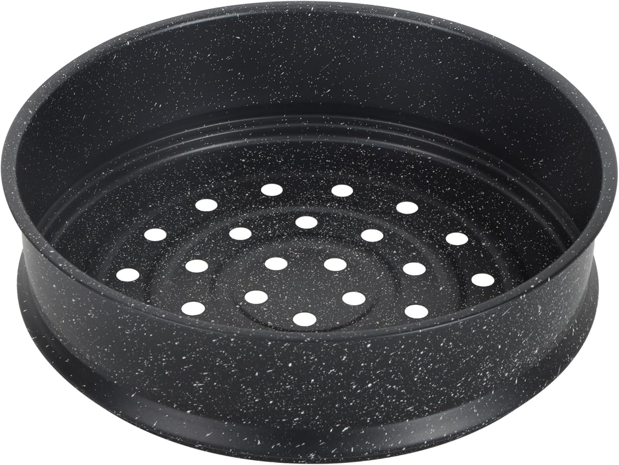 Royalford 24cm 2 - Tier Aluminium Steamer with Glass Lid – RF12623 Multi - Layer Cooker - Al Kabayel Discount CentreRoyalford 24cm 2 - Tier Aluminium Steamer with Glass Lid – RF12623 Multi - Layer CookerFood StreamersROYALFORDAl Kabayel Discount Centre