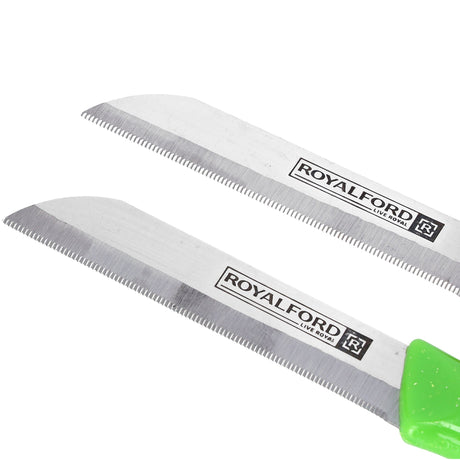 ROYALFORD 2pcs Fruit Knife 18cm*2cm, , Extra Sharp, SS Blade with Strong PP Handle - RF9686 - Al Kabayel Discount CentreROYALFORD 2pcs Fruit Knife 18cm*2cm, , Extra Sharp, SS Blade with Strong PP Handle - RF9686Cookware AccessoriesROYALFORDAl Kabayel Discount Centre