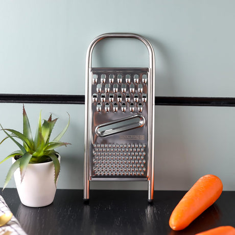 ROYALFORD 3 - in - 1 Stainless Steel Grater 27.5cm*10.8cm*1.5cm - RF12351 - Al Kabayel Discount CentreROYALFORD 3 - in - 1 Stainless Steel Grater 27.5cm*10.8cm*1.5cm - RF12351Cookware AccessoriesROYALFORDAl Kabayel Discount Centre