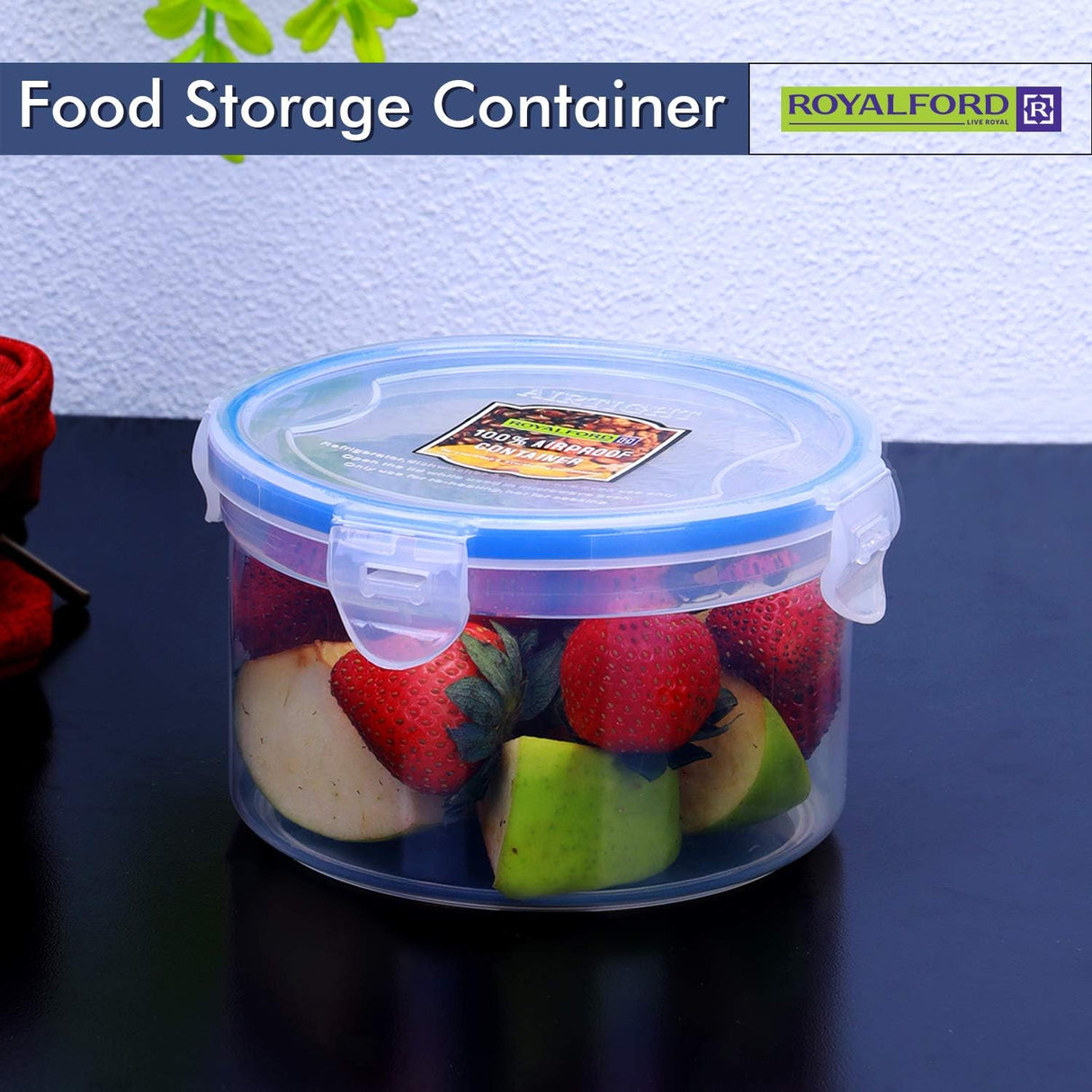 Royalford 300ml Meal Prep Container |Transparent Food Container | BPA Free, Reusable, Airtight Food Storage Tray with Snap Locking Lid | Microwavable, Freezer & Dishwasher Safe| Bento Lunch Box - Al Kabayel Discount CentreRoyalford 300ml Meal Prep Container |Transparent Food Container | BPA Free, Reusable, Airtight Food Storage Tray with Snap Locking Lid | Microwavable, Freezer & Dishwasher Safe| Bento Lunch BoxFood ContainersROYALFORDAl Kabayel Discount Centre