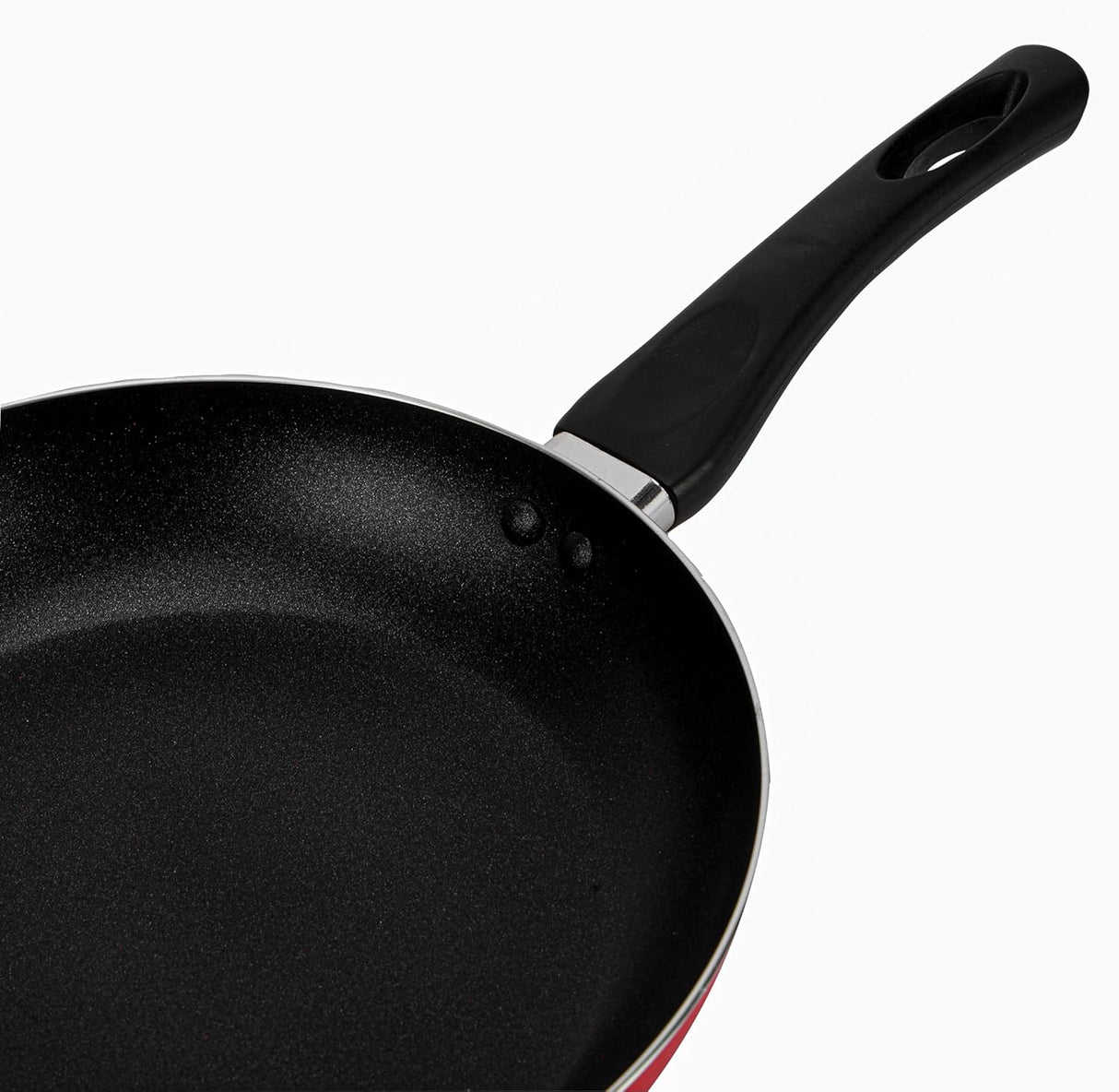 Royalford 30cm Aluminum Nonstick Frypan with Stainless Steel Lid RF12523 Strong Body with 3 Layer Coating and Heat Resistant Bakelite Handle Perfect for Frying, Sauting, Tempering Red - Al Kabayel Discount CentreRoyalford 30cm Aluminum Nonstick Frypan with Stainless Steel Lid RF12523 Strong Body with 3 Layer Coating and Heat Resistant Bakelite Handle Perfect for Frying, Sauting, Tempering RedFrying Pans & SkilletsROYALFORDAl Kabayel Discount Centre