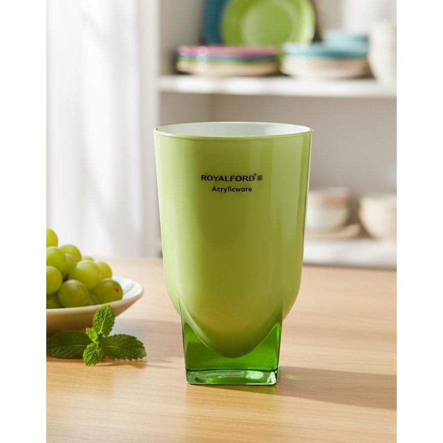 Royalford 350ml Premium Acrylic Tumbler Green Color – Strong, Elegant & Perfect for Cold Beverages - Al Kabayel Discount CentreRoyalford 350ml Premium Acrylic Tumbler Green Color – Strong, Elegant & Perfect for Cold BeveragesTumblerROYALFORDAl Kabayel Discount Centre