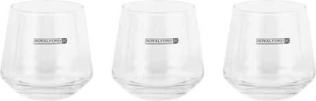 ROYALFORD 3pcs Glass Tumbler Set 290ml - RF12590 - Al Kabayel Discount CentreROYALFORD 3pcs Glass Tumbler Set 290ml - RF12590Drinkware SetsROYALFORDAl Kabayel Discount Centre