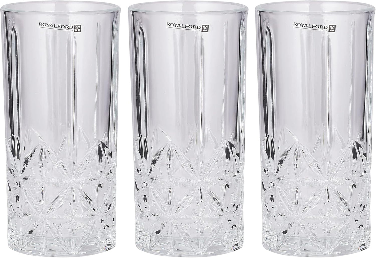 ROYALFORD 3pcs Glass Tumbler Set 360ml - Al Kabayel Discount CentreROYALFORD 3pcs Glass Tumbler Set 360mlDrinkware SetsROYALFORDAl Kabayel Discount Centre