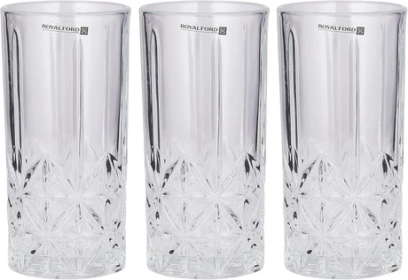 ROYALFORD 3pcs Glass Tumbler Set 360ml - Al Kabayel Discount CentreROYALFORD 3pcs Glass Tumbler Set 360mlDrinkware SetsROYALFORDAl Kabayel Discount Centre