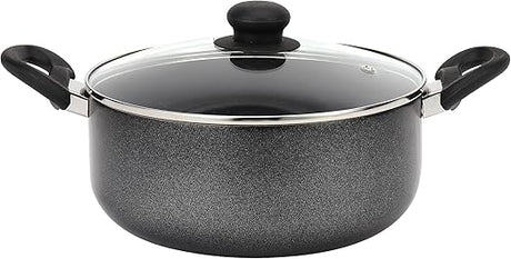 Royalford 7 - Piece Non - Stick Press Aluminum Cookware Set - Body With 3 - Layer Coating, Includes Casserole Silver RF11953\ - Al Kabayel Dicount CenterRoyalford 7 - Piece Non - Stick Press Aluminum Cookware Set - Body With 3 - Layer Coating, Includes Casserole Silver RF11953\Cookware SetRoyalfordAl Kabayel Dicount Center