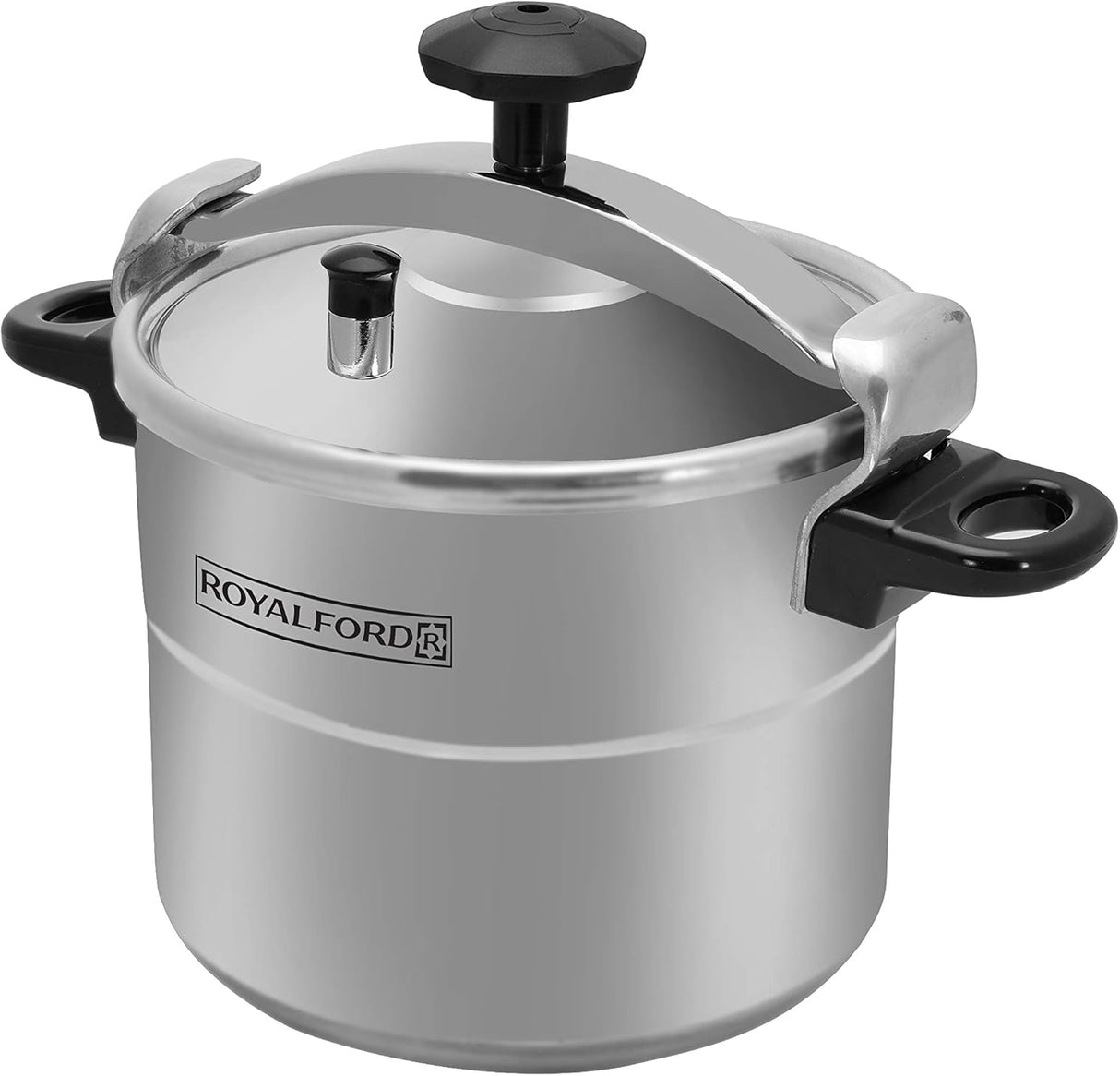 Royalford 9L Aluminium Pressure Cooker with Safety Valve – RF359PC9 - Al Kabayel Discount CentreRoyalford 9L Aluminium Pressure Cooker with Safety Valve – RF359PC9Pressure CookersROYALFORDAl Kabayel Discount Centre
