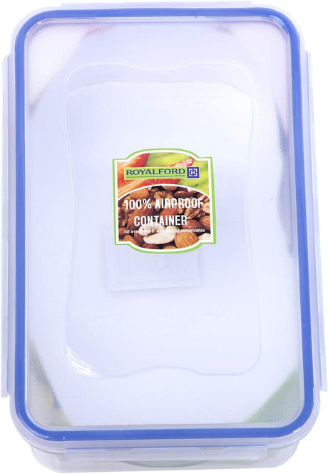 Royalford Air Proof Box Plastic RF5892 1100ml - Al Kabayel Discount CentreRoyalford Air Proof Box Plastic RF5892 1100mlFood ContainersROYALFORDAl Kabayel Discount Centre