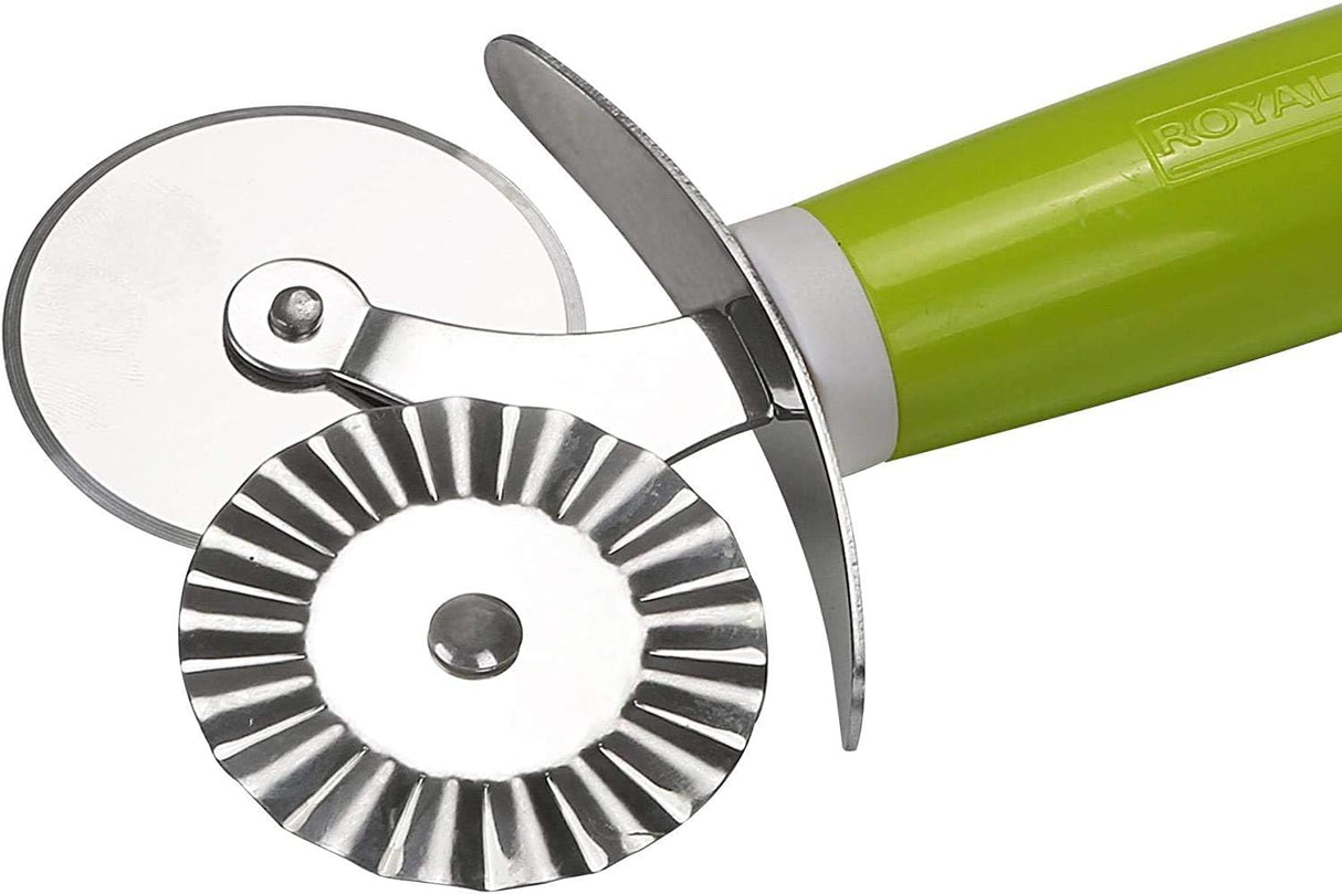ROYALFORD Double Pizza Cutter 19cm*8.2cm, Stainless Steel + ABS, RF6310 - Al Kabayel Discount CentreROYALFORD Double Pizza Cutter 19cm*8.2cm, Stainless Steel + ABS, RF6310Cookware AccessoriesROYALFORDAl Kabayel Discount Centre