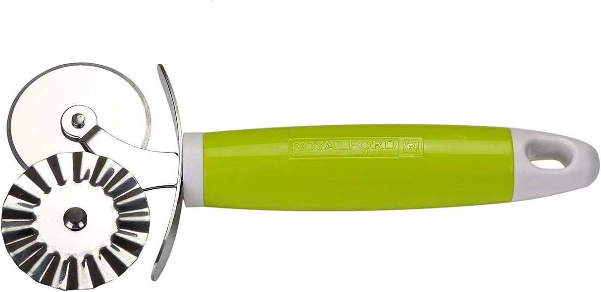 ROYALFORD Double Pizza Cutter 19cm*8.2cm, Stainless Steel + ABS, RF6310 - Al Kabayel Discount CentreROYALFORD Double Pizza Cutter 19cm*8.2cm, Stainless Steel + ABS, RF6310Cookware AccessoriesROYALFORDAl Kabayel Discount Centre