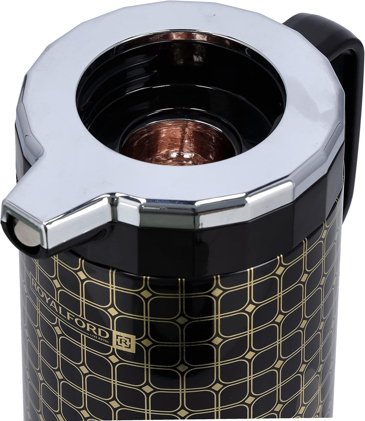 Royalford Double Wall Vaccum Flask 1.3 Liter, Asbestos Free, Pink Glass inner, Strong & Durable Design, Portable & Leak Resistant - RF10404 - Al Kabayel Discount CentreRoyalford Double Wall Vaccum Flask 1.3 Liter, Asbestos Free, Pink Glass inner, Strong & Durable Design, Portable & Leak Resistant - RF10404ThermosROYALFORDAl Kabayel Discount Centre