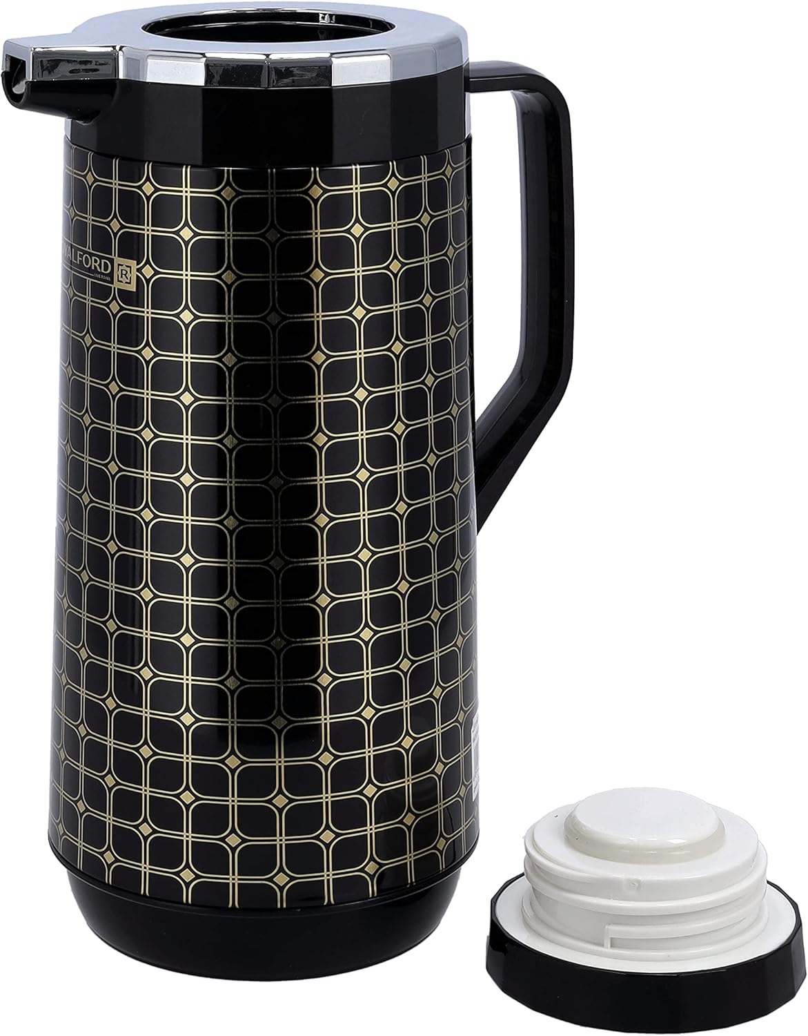 Royalford Double Wall Vaccum Flask 1.3 Liter, Asbestos Free, Pink Glass inner, Strong & Durable Design, Portable & Leak Resistant - RF10404 - Al Kabayel Discount CentreRoyalford Double Wall Vaccum Flask 1.3 Liter, Asbestos Free, Pink Glass inner, Strong & Durable Design, Portable & Leak Resistant - RF10404ThermosROYALFORDAl Kabayel Discount Centre