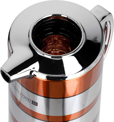 Royalford Double Wall Vaccum Flask 1300ml, Asbestos Free, Pink Glass inner, Strong & Durable Design, 24hr Hot - 36hr Cold - RF9588 - Al Kabayel Discount CentreRoyalford Double Wall Vaccum Flask 1300ml, Asbestos Free, Pink Glass inner, Strong & Durable Design, 24hr Hot - 36hr Cold - RF9588ThermosROYALFORDAl Kabayel Discount Centre