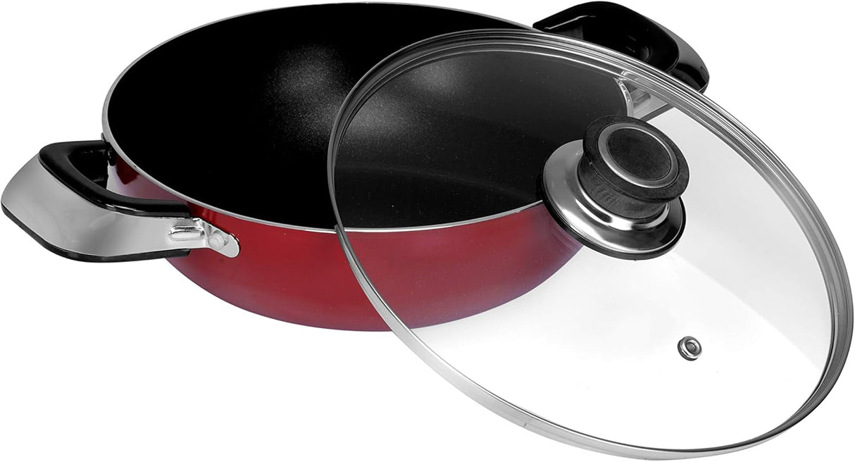 Royalford Durable Non - Stick Wok Pan with Lid 22cm, Premium Quality Aluminium, RF2947 - Al Kabayel Discount CentreRoyalford Durable Non - Stick Wok Pan with Lid 22cm, Premium Quality Aluminium, RF2947Frying Pans & SkilletsROYALFORDAl Kabayel Discount Centre