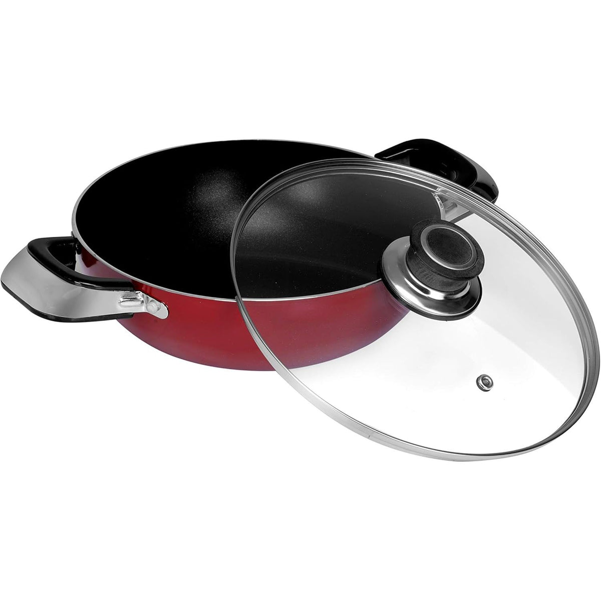Royalford Durable Non - Stick Wok Pan with Lid 22cm, Premium Quality Aluminium, RF2947 - Al Kabayel Discount CentreRoyalford Durable Non - Stick Wok Pan with Lid 22cm, Premium Quality Aluminium, RF2947Frying Pans & SkilletsROYALFORDAl Kabayel Discount Centre