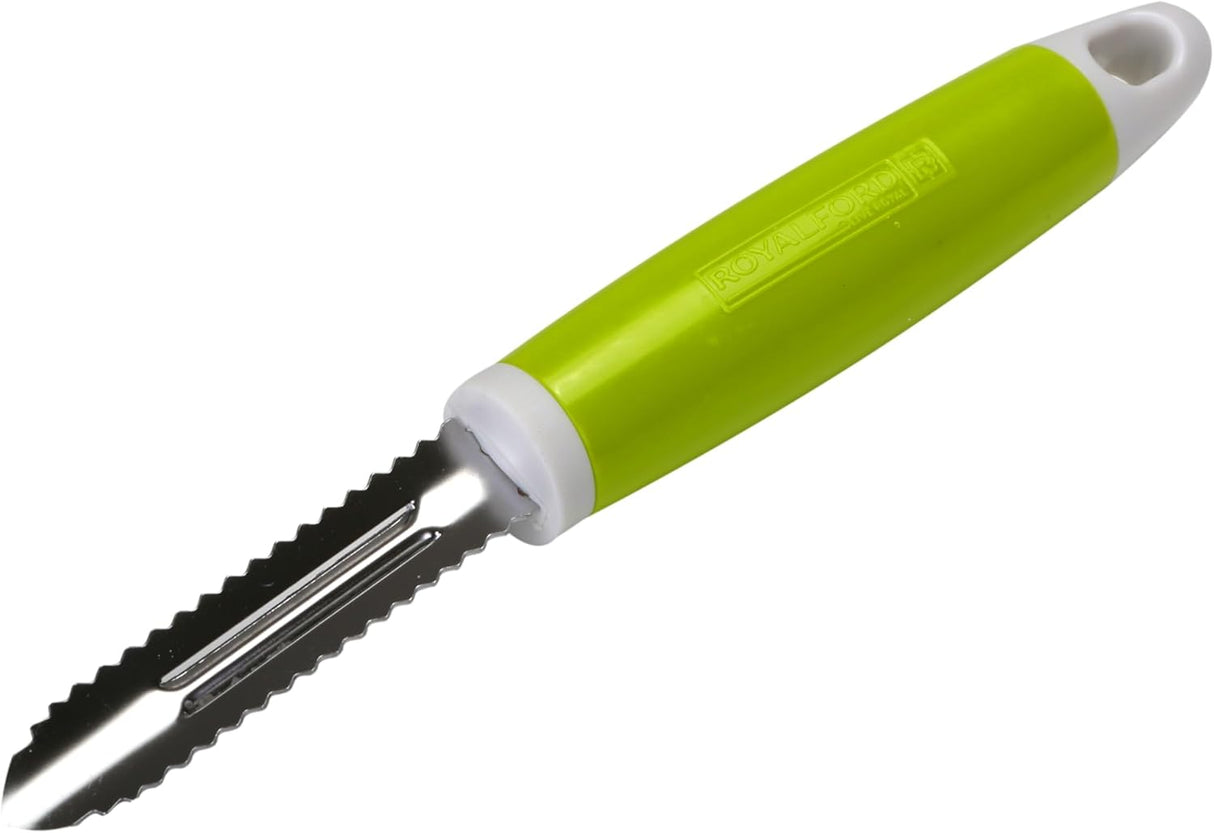 ROYALFORD Fish Peeler, Stainless Steel + ABS, Green - RF6304 - Al Kabayel Discount CentreROYALFORD Fish Peeler, Stainless Steel + ABS, Green - RF6304Cookware AccessoriesROYALFORDAl Kabayel Discount Centre
