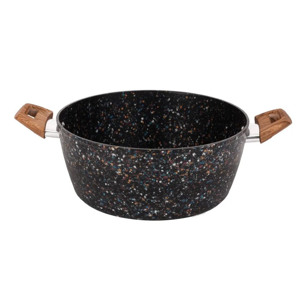 ROYALFORD Forged Aluminum Casserole 26cm x 10.8cm, Mult - Stone Granite Coating, Induction Compatible - Al Kabayel Discount CentreROYALFORD Forged Aluminum Casserole 26cm x 10.8cm, Mult - Stone Granite Coating, Induction CompatibleCasseroles & Stock PotsROYALFORDAl Kabayel Discount Centre