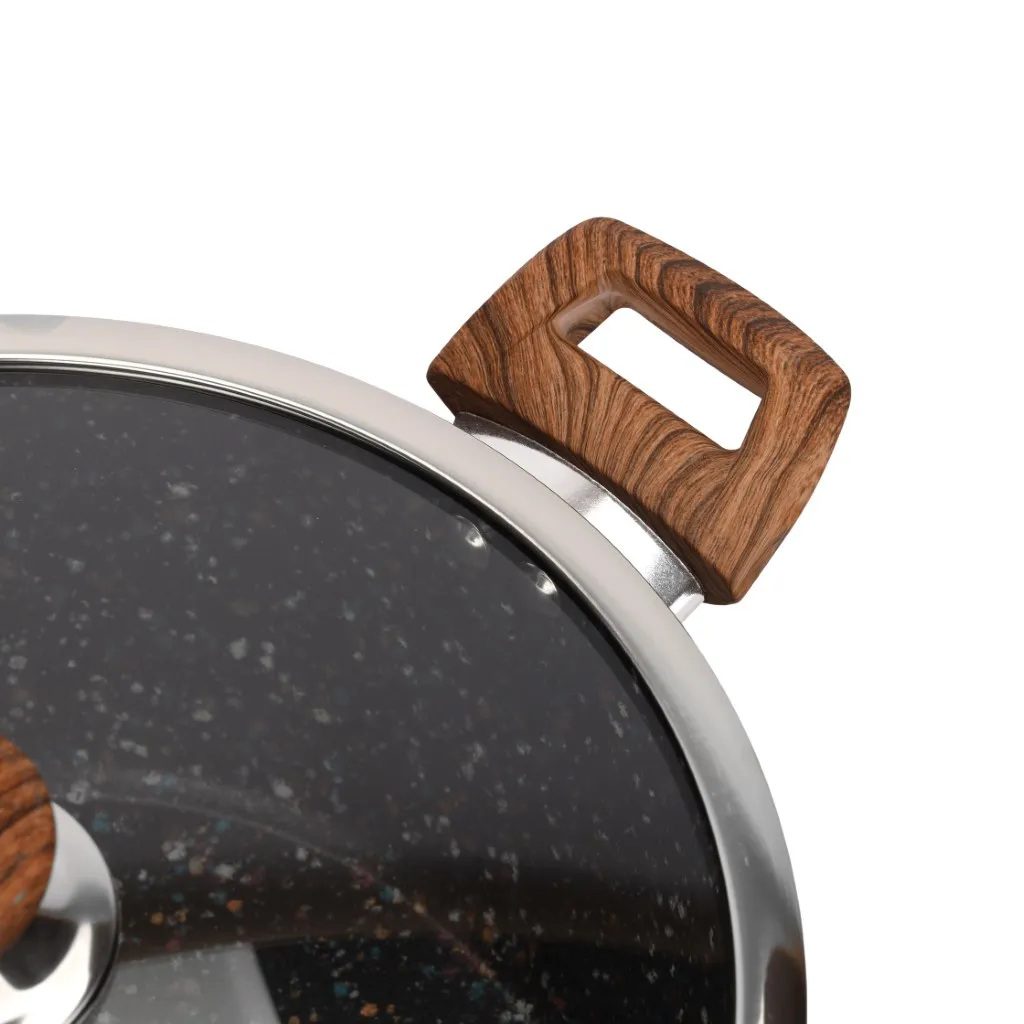 ROYALFORD Forged Aluminum Casserole 26cm x 10.8cm, Mult - Stone Granite Coating, Induction Compatible - Al Kabayel Discount CentreROYALFORD Forged Aluminum Casserole 26cm x 10.8cm, Mult - Stone Granite Coating, Induction CompatibleCasseroles & Stock PotsROYALFORDAl Kabayel Discount Centre