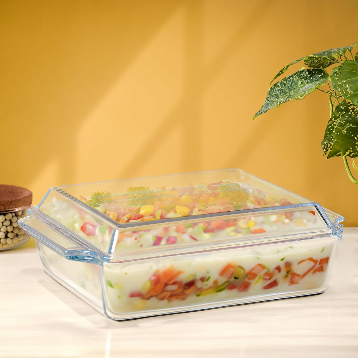 ROYALFORD Glass Baking Dish with Lid 2 Liter, 30cm*20.5cm*7cm Rectangular Shape - RF 12205 - Al Kabayel Discount CentreROYALFORD Glass Baking Dish with Lid 2 Liter, 30cm*20.5cm*7cm Rectangular Shape - RF 12205Food ContainersROYALFORDAl Kabayel Discount Centre