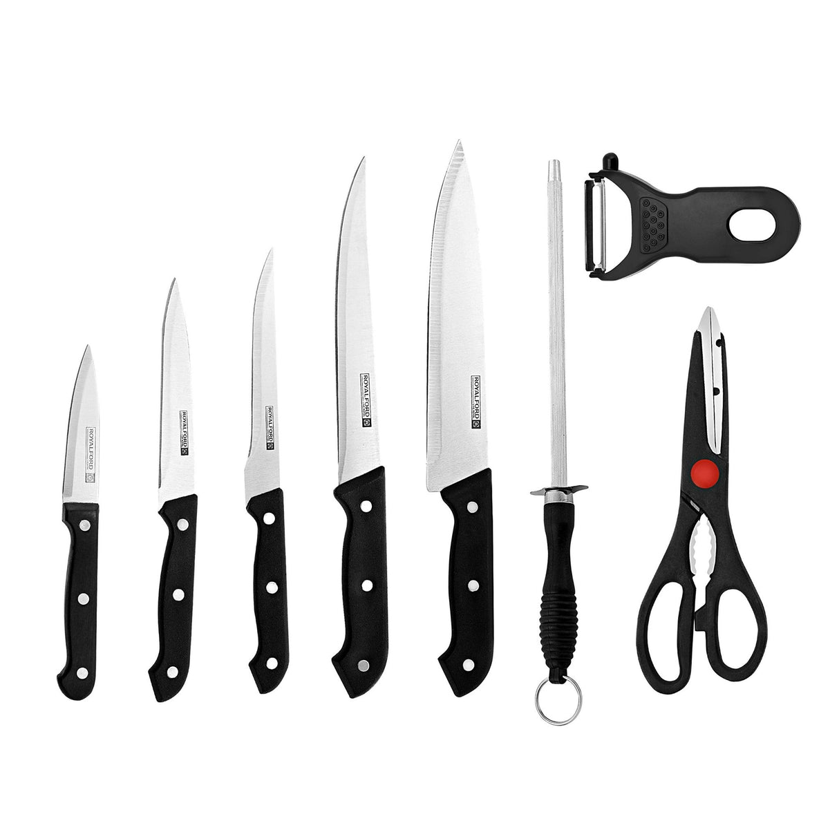 Royalford 9-Piece Kitchen Tools Set