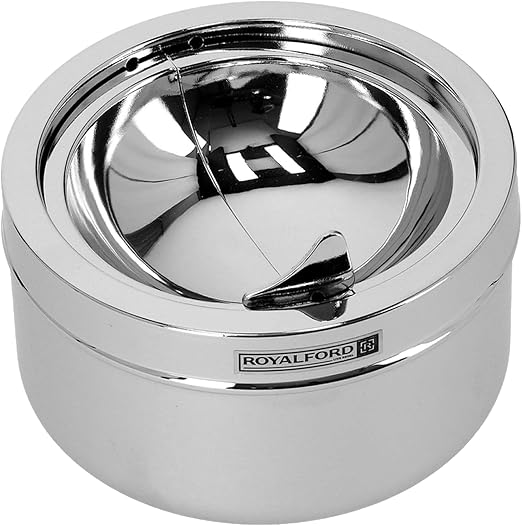 Royalford Metal Ashtray, Silver, RF5241 - Al Kabayel Dicount CenterRoyalford Metal Ashtray, Silver, RF5241Organizers & AccessoriesRoyalfordAl Kabayel Dicount Center