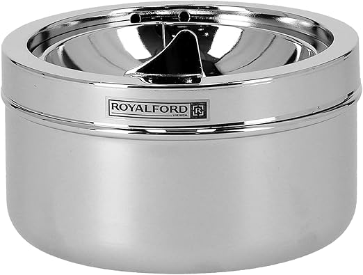 Royalford Metal Ashtray, Silver, RF5241 - Al Kabayel Dicount CenterRoyalford Metal Ashtray, Silver, RF5241Organizers & AccessoriesRoyalfordAl Kabayel Dicount Center