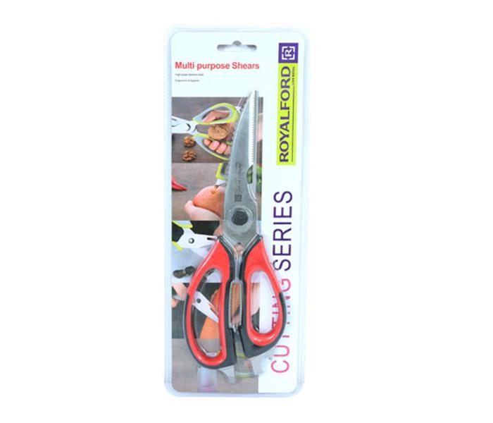 ROYALFORD Multipurpose Stainless Steel Kitchen Shears/Scissors 22.5cm*8cm, Red - RF7660 - Al Kabayel Discount CentreROYALFORD Multipurpose Stainless Steel Kitchen Shears/Scissors 22.5cm*8cm, Red - RF7660Cookware AccessoriesROYALFORDAl Kabayel Discount Centre