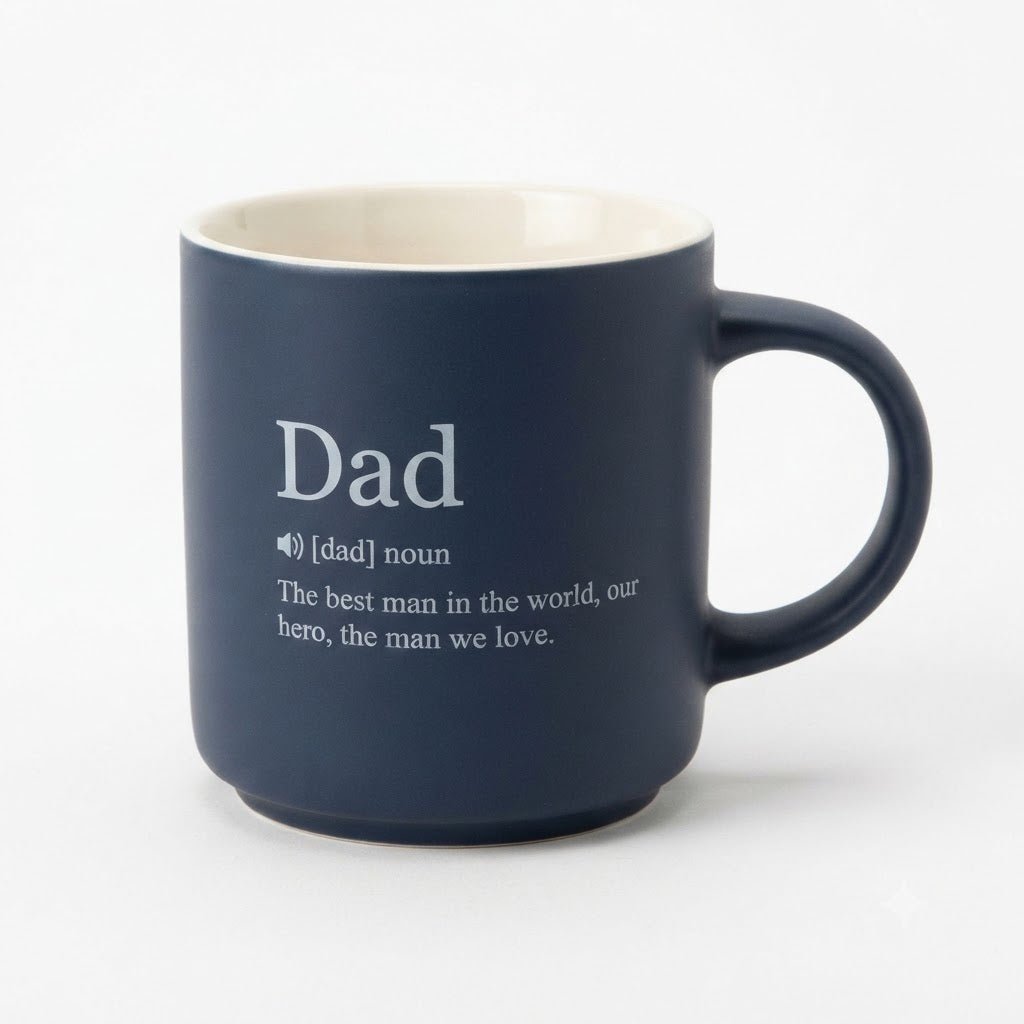 Royalford Navy Blue Dad Definition Ceramic Mug - 250ml - Al Kabayel Discount CentreRoyalford Navy Blue Dad Definition Ceramic Mug - 250mlMugsROYALFORDAl Kabayel Discount Centre