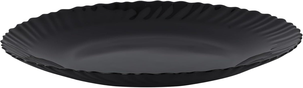 Royalford Opalware Dinner Plates RF11901 Serving Plates, Rice Plates, Dishwasher Safe, Microwave Safe - 27CM - Black - Al Kabayel Discount CentreRoyalford Opalware Dinner Plates RF11901 Serving Plates, Rice Plates, Dishwasher Safe, Microwave Safe - 27CM - BlackPlatesROYALFORDAl Kabayel Discount Centre