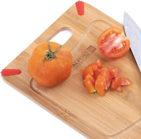 Royalford Organic Bamboo Cutting Board 37cm*25.5cm*1.3cm, Naturally Antibacterial - RF8686 - Al Kabayel Discount CentreRoyalford Organic Bamboo Cutting Board 37cm*25.5cm*1.3cm, Naturally Antibacterial - RF8686Kitchen Utensils & GadgetsROYALFORDAl Kabayel Discount Centre