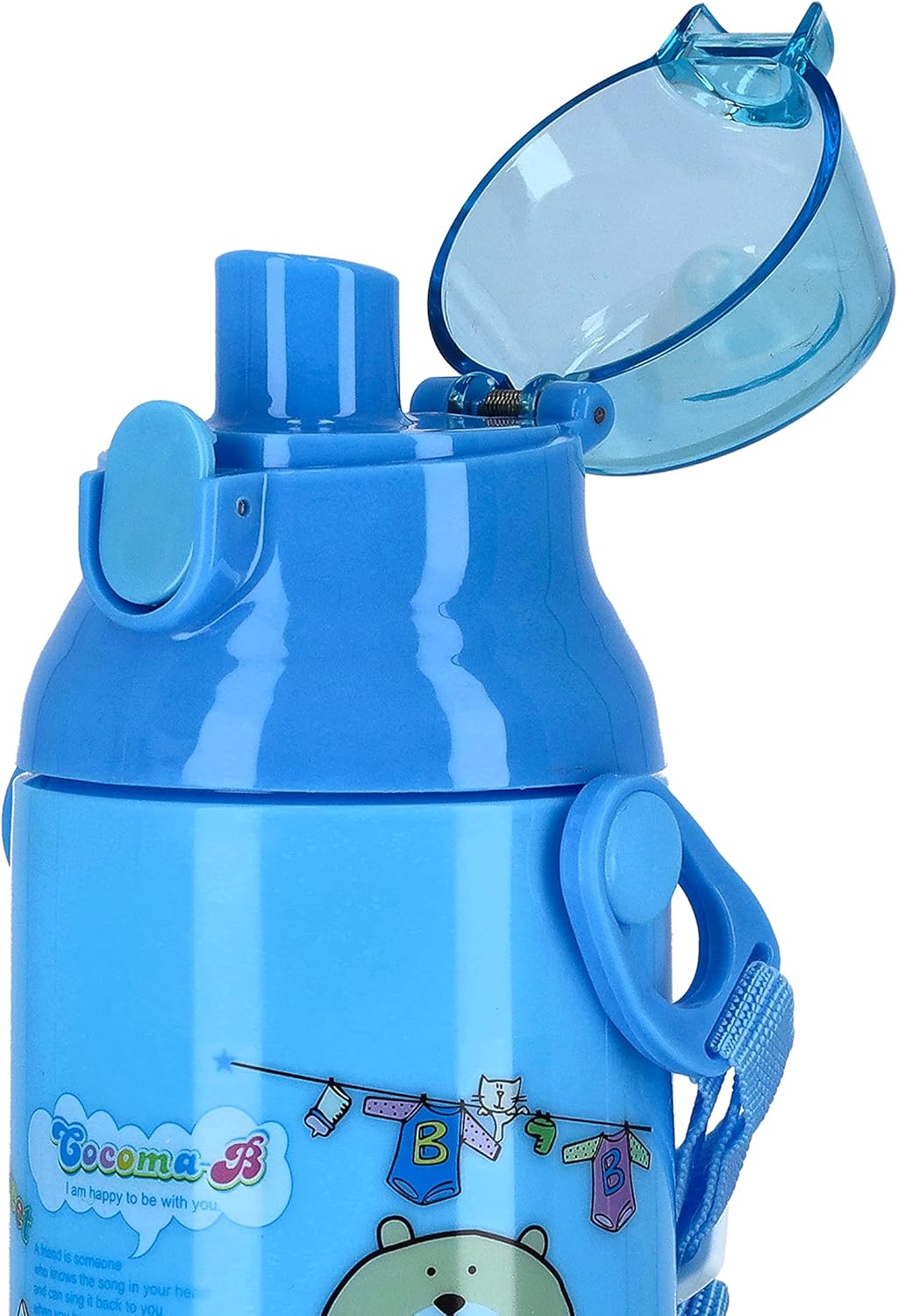 Royalford Plastic Waterbottle 350ml, Durable & Leakproof, Suitable for Hot&Cold Drinks, Eco - Friendly Material, Blue - RF6420 - Al Kabayel Discount CentreRoyalford Plastic Waterbottle 350ml, Durable & Leakproof, Suitable for Hot&Cold Drinks, Eco - Friendly Material, Blue - RF6420Water BottlesROYALFORDAl Kabayel Discount Centre