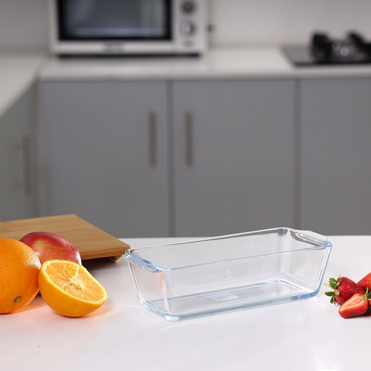 ROYALFORD Rectangular Borosilicate Glass Loaf Dish 800ml, 23cm*10cm*6cm - RF8808 - Al Kabayel Discount CentreROYALFORD Rectangular Borosilicate Glass Loaf Dish 800ml, 23cm*10cm*6cm - RF8808Food ContainersROYALFORDAl Kabayel Discount Centre