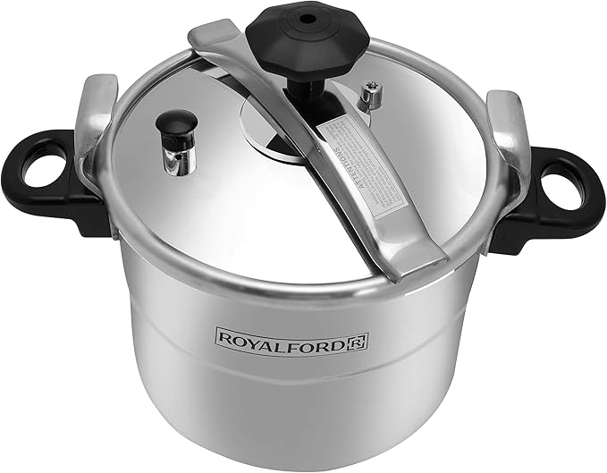 Royalford RF358 Aluminum Pressure Cooker - 7 Litres, Silver - Al Kabayel Discount CentreRoyalford RF358 Aluminum Pressure Cooker - 7 Litres, SilverPressure CookersROYALFORDAl Kabayel Discount Centre