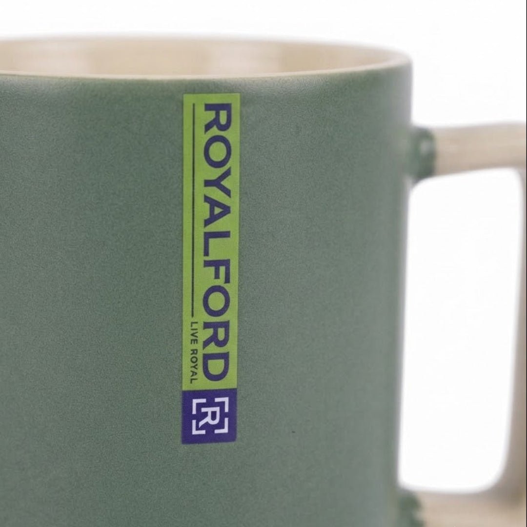 Royalford Sage Green & Cream Ceramic Mug - 400ml - Al Kabayel Discount CentreRoyalford Sage Green & Cream Ceramic Mug - 400mlMugsROYALFORDAl Kabayel Discount Centre