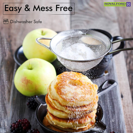 Royalford Stainless Steel Strainer - 6.5 cmX24cm - Silver - Al Kabayel Discount CentreRoyalford Stainless Steel Strainer - 6.5 cmX24cm - SilverKitchen Utensils & GadgetsROYALFORDAl Kabayel Discount Centre