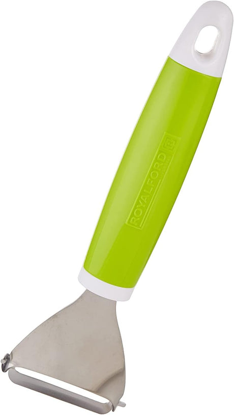 Royalford Stainless Steel Triangle Peeler - 19cmX5.5cm - Green&White - Al Kabayel Discount CentreRoyalford Stainless Steel Triangle Peeler - 19cmX5.5cm - Green&WhiteKitchen Utensils & GadgetsROYALFORDAl Kabayel Discount Centre