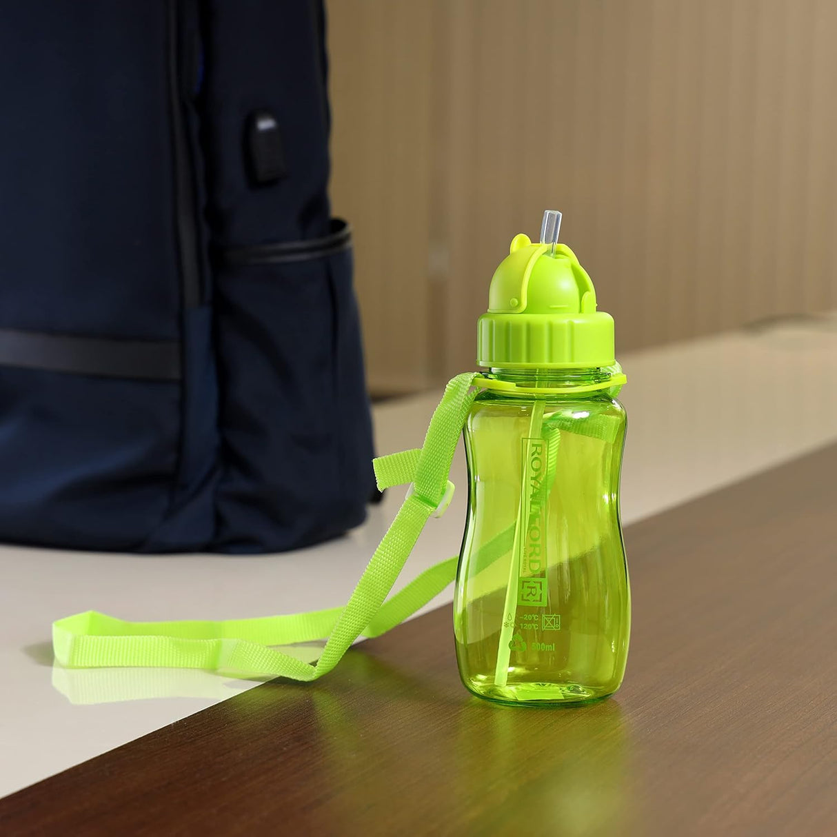 Royalford Transparent Water Bottle 500ml, Durable & Leakproof, Suitable for Hot&Cold Drinks, Eco - Friendly, Green - Al Kabayel Discount CentreRoyalford Transparent Water Bottle 500ml, Durable & Leakproof, Suitable for Hot&Cold Drinks, Eco - Friendly, GreenWater BottlesROYALFORDAl Kabayel Discount Centre