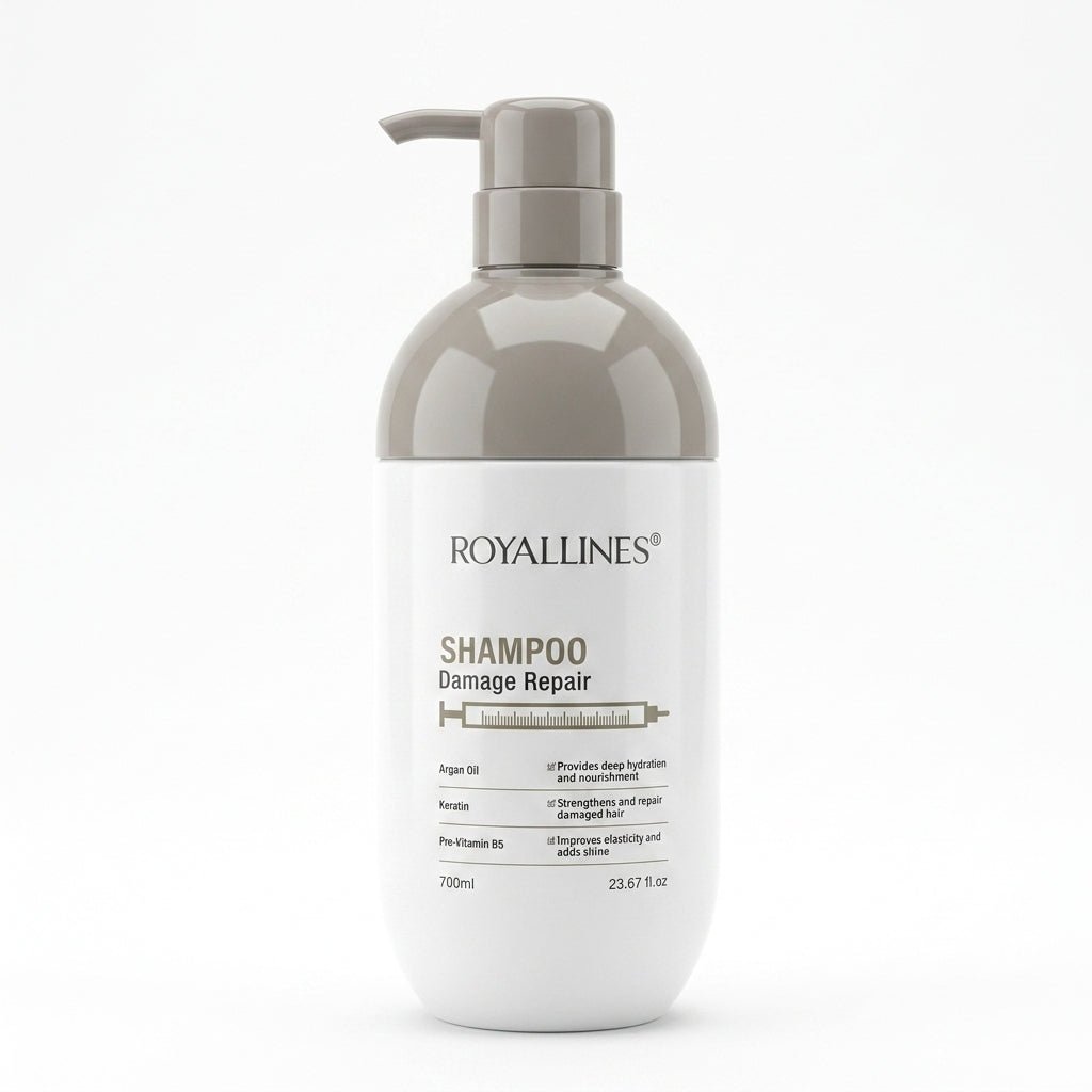 Royallines Argan Oil & Keratin Damage Repair Shampoo 700ml - Al Kabayel Discount CentreRoyallines Argan Oil & Keratin Damage Repair Shampoo 700mlShampoo/ConditionerROYALLINESAl Kabayel Discount Centre