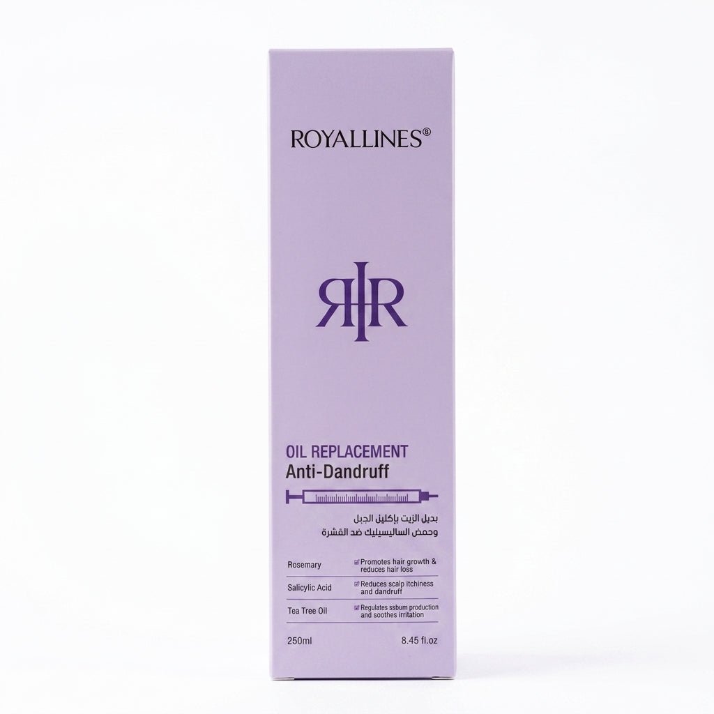 Royallines Rosemary & Salicylic Acid Anti-Dandruff Oil Replacement – 250ml - Al Kabayel Discount CentreRoyallines Rosemary & Salicylic Acid Anti-Dandruff Oil Replacement – 250mlHair CareROYALLINESAl Kabayel Discount Centre