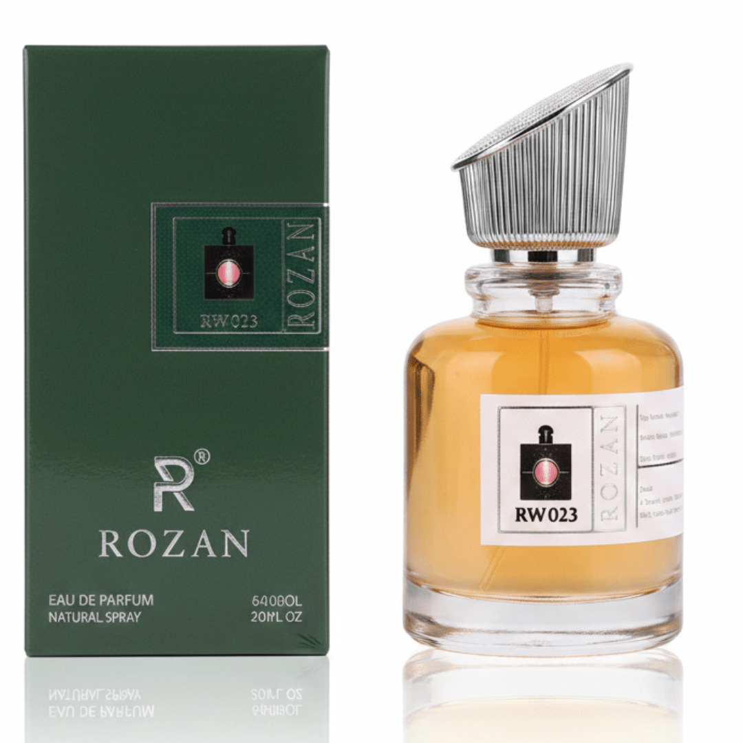 Rozan RW023 Eau de Parfum for Women 100ml | Oriental Vanilla Fragrance | Pear, Pink Pepper, Coffee, Jasmine, Vanilla & Patchouli | Natural Spray | Inspired Version | - Al Kabayel Discount CentreRozan RW023 Eau de Parfum for Women 100ml | Oriental Vanilla Fragrance | Pear, Pink Pepper, Coffee, Jasmine, Vanilla & Patchouli | Natural Spray | Inspired Version |PerfumesROZANAl Kabayel Discount Centre