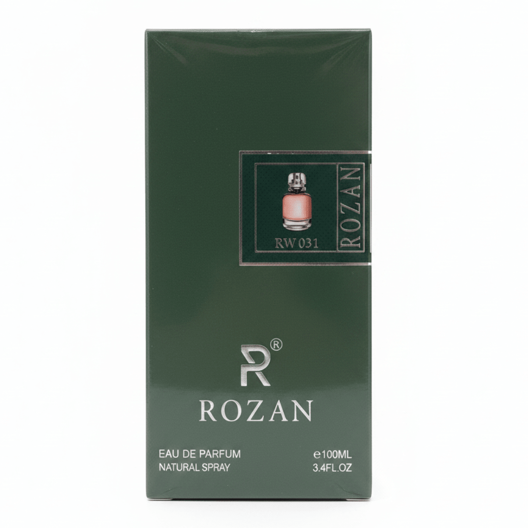 Rozan RW031 Eau de Parfum for Women 100ml – Oriental Floral Fragrance with Pear, Bergamot, Tuberose & Vanilla | Long-Lasting Natural Spray | Inspired Version | - Al Kabayel Discount CentreRozan RW031 Eau de Parfum for Women 100ml – Oriental Floral Fragrance with Pear, Bergamot, Tuberose & Vanilla | Long-Lasting Natural Spray | Inspired Version |PerfumesROZANAl Kabayel Discount Centre