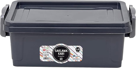 Saklama kabi Storage Box with Lid & Latching Capacity - 1.5 L - Al Kabayel Discount CentreSaklama kabi Storage Box with Lid & Latching Capacity - 1.5 LOrganizers & AccessoriesSAKLAMA KABIAl Kabayel Discount Centre
