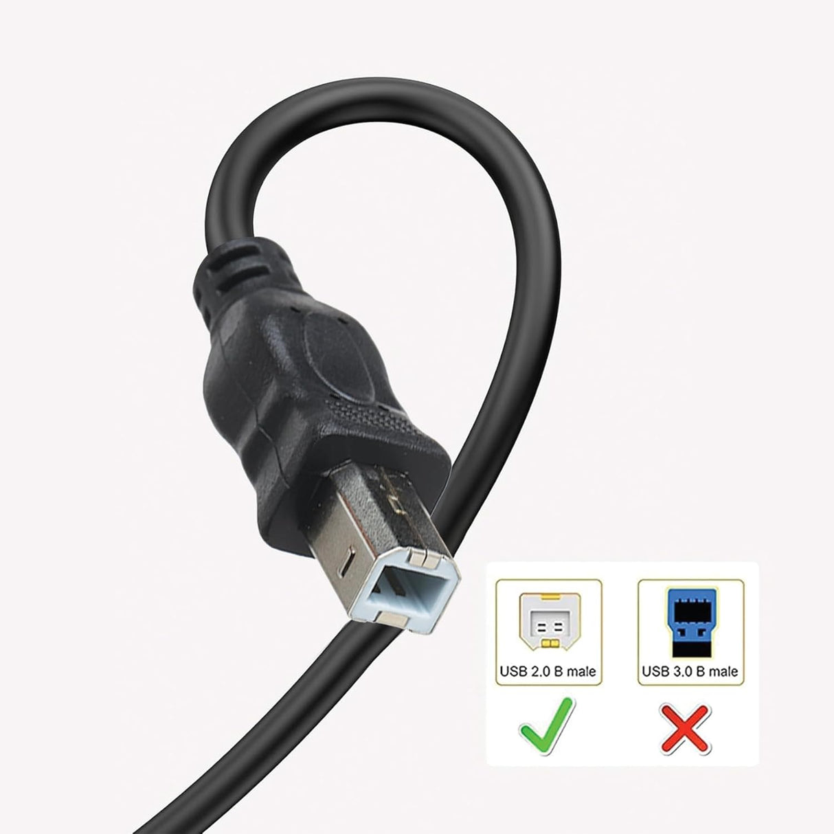 Sarma Plus USB - A to USB - B 2.0 Cable for Printer or External Hard Drive Plated Connectors 1.5 Metre - Black - Al Kabayel Discount CentreSarma Plus USB - A to USB - B 2.0 Cable for Printer or External Hard Drive Plated Connectors 1.5 Metre - BlackCords & AdaptersSARMA PLUSAl Kabayel Discount Centre