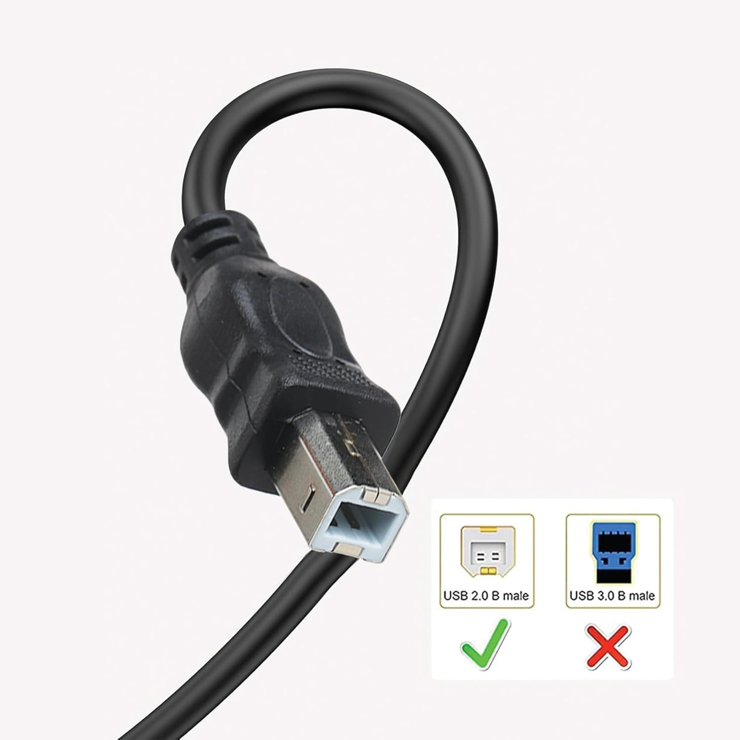 Sarma Plus USB - A to USB - B 2.0 Cable for Printer or External Hard Drive Plated Connectors 1.5 Metre - Black - Al Kabayel Discount CentreSarma Plus USB - A to USB - B 2.0 Cable for Printer or External Hard Drive Plated Connectors 1.5 Metre - BlackCords & AdaptersSARMA PLUSAl Kabayel Discount Centre