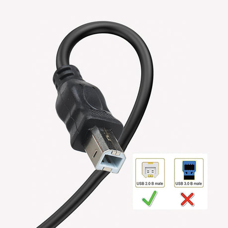 Sarma Plus USB - A to USB - B 2.0 Cable for Printer or External Hard Drive Plated Connectors 1.5 Metre - Black - Al Kabayel Discount CentreSarma Plus USB - A to USB - B 2.0 Cable for Printer or External Hard Drive Plated Connectors 1.5 Metre - BlackCords & AdaptersSARMA PLUSAl Kabayel Discount Centre