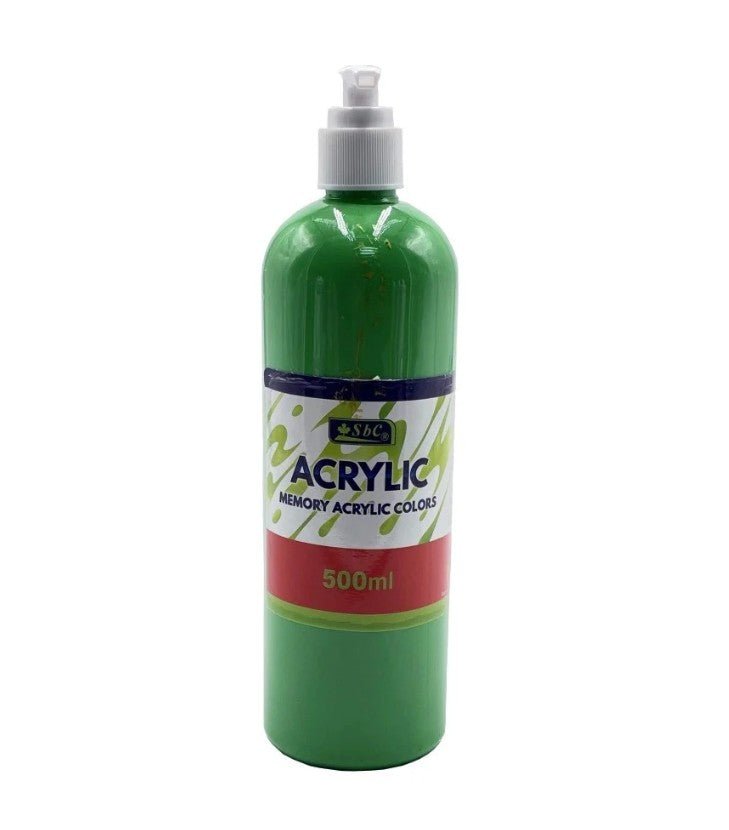 SBC Acrylic Colour 500ml Green - Al Kabayel Discount CentreSBC Acrylic Colour 500ml GreenPaintsSBCAl Kabayel Discount Centre