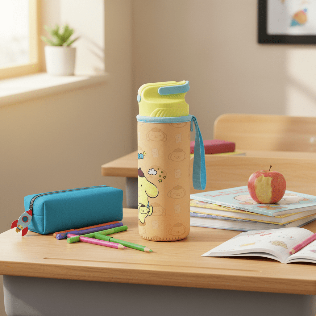 SBC Blue & Yellow "Have Fun" Kids Plastic Water Bottle with Pouch – 600ml - Al Kabayel Discount CentreSBC Blue & Yellow "Have Fun" Kids Plastic Water Bottle with Pouch – 600mlWater BottlesSBCAl Kabayel Discount Centre