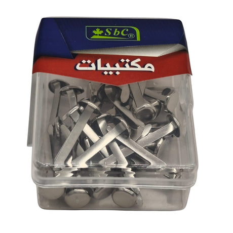 SBC Fasteners For Art Crafting School Project, Decorative, Paper Craft, Scrapbooking, Diy Supplies, Mini Brads Fasteners - 3Cm - 30Pcs - Silver Color - Al Kabayel Discount CentreSBC Fasteners For Art Crafting School Project, Decorative, Paper Craft, Scrapbooking, Diy Supplies, Mini Brads Fasteners - 3Cm - 30Pcs - Silver ColorPaper Clips, Staples & FastenersSBCAl Kabayel Discount Centre